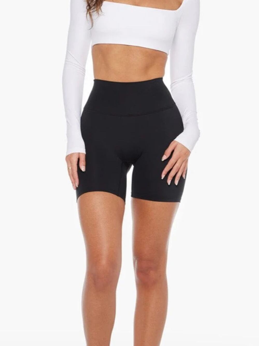 Freedom CSB 6” Bike Short High-Waist Black Women's Large NWT